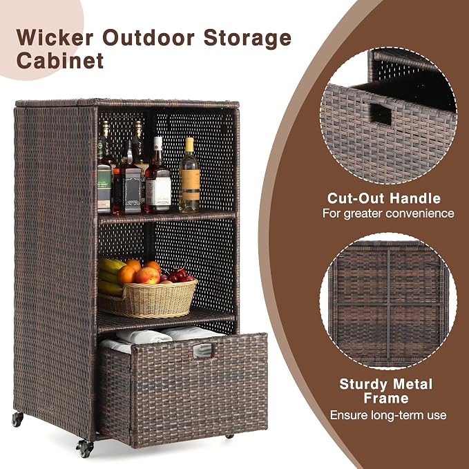 HOMREST Outdoor Pool Towel Rack - Image 5