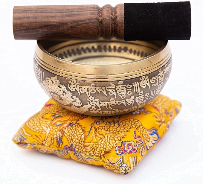 Tibetan Singing Bowl Set – Bronze Master Grade - Image 8