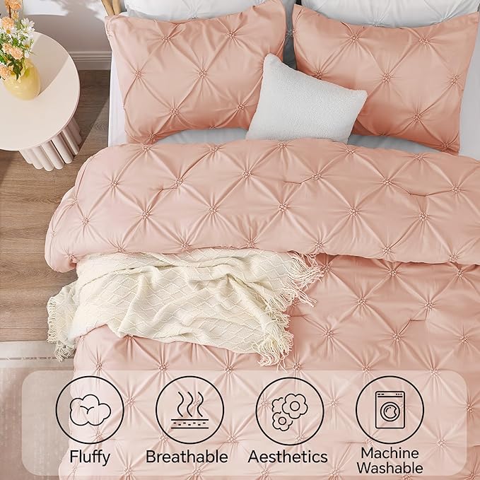 BEDELITE Dusty Pink King Size Comforter Set - Image 5