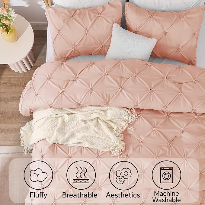 BEDELITE Dusty Pink Comforter Set Full - Image 5
