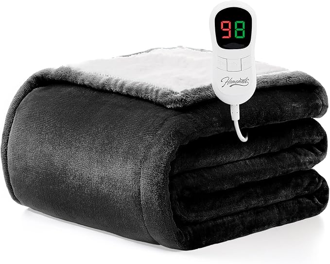 Homemate Heated Blanket Electric Throw by Homemate