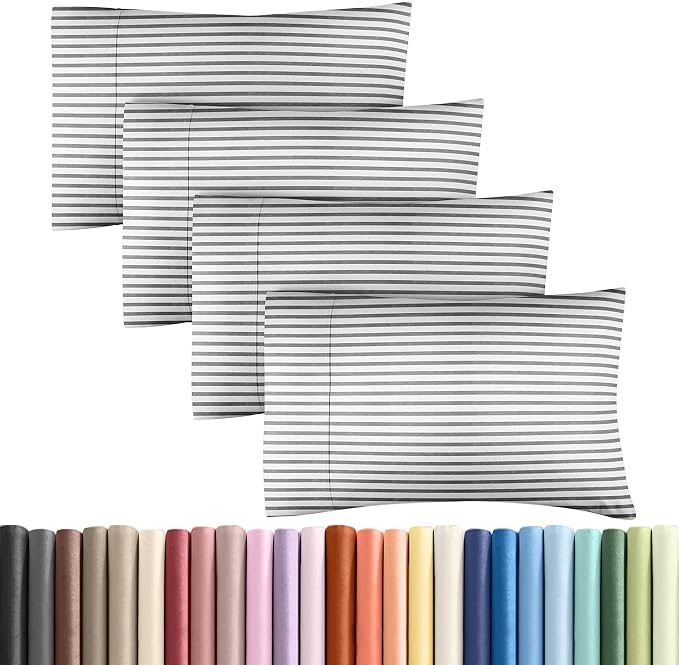 King Pillow Cases Set of 4 by CGKUnlimited