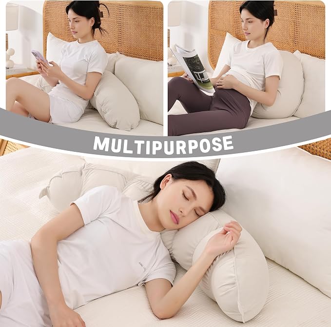 Peallow – Long Round Body Pillow - Image 6
