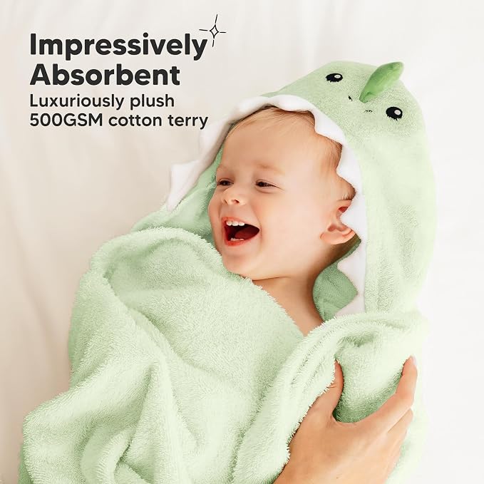 KeaBabies Organic Baby Towel - Image 5