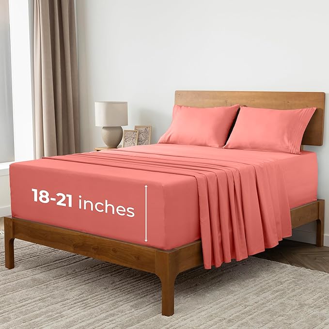 Mellanni Extra Deep California King Sheets by Mellanni