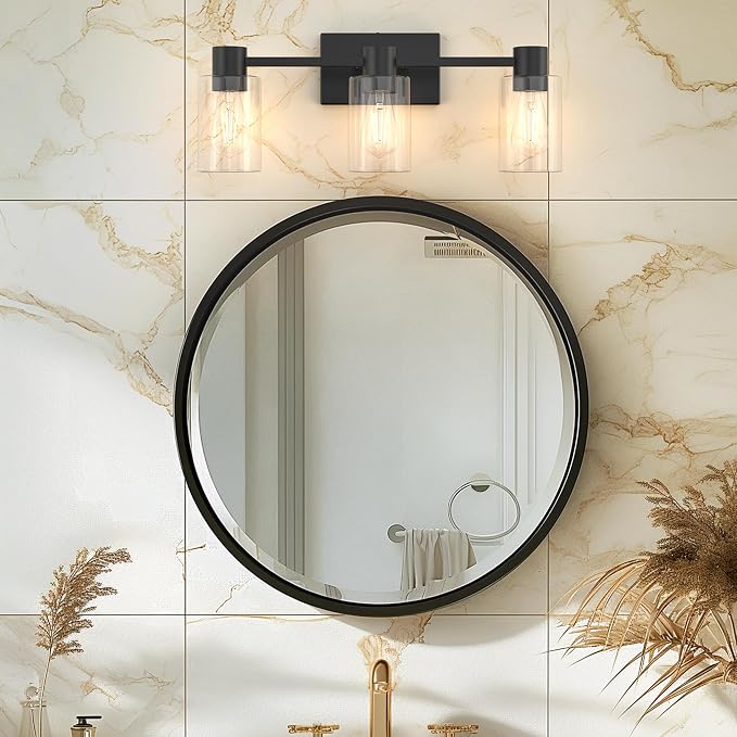 3-Light Matte Black Wall Sconces - Image 5