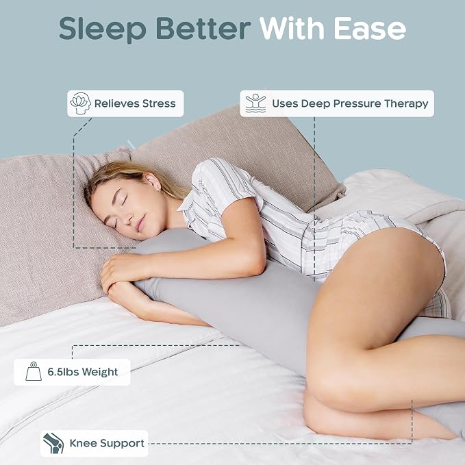 SleepCloud Weighted Body Pillow 6.5lbs - Image 2