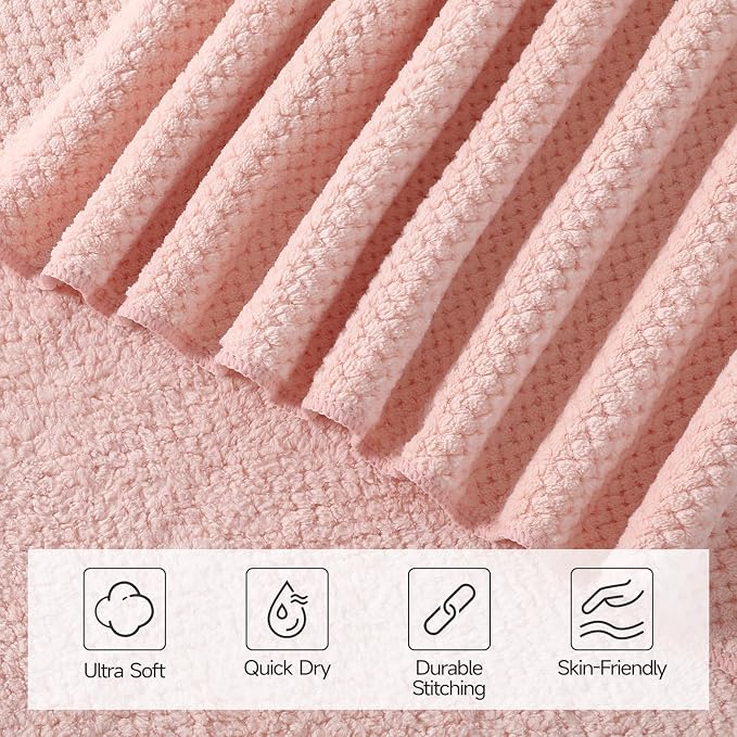 REDKISS Pink Towel Set of 8 - Image 5