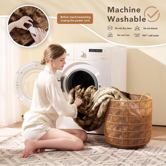 Homemate Electric Heated Blanket Queen Size - Image 7
