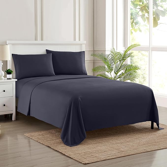 Queen Size Bed Sheets by SweetHomeCollection