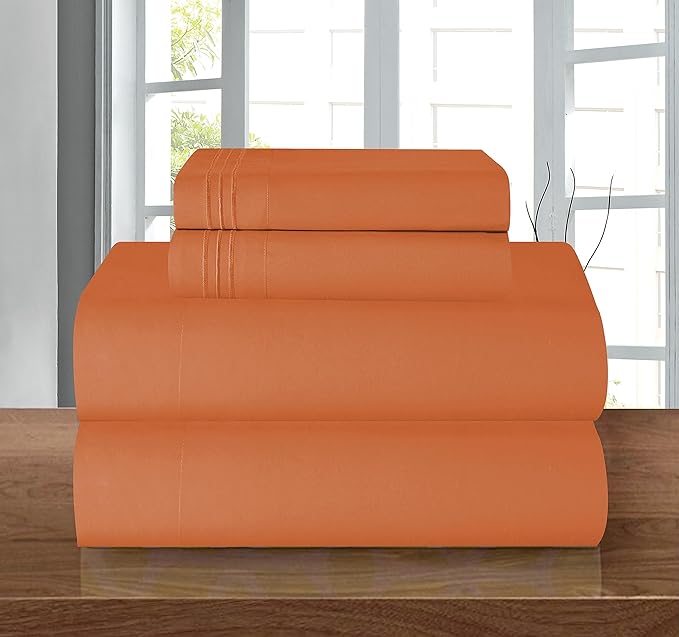 Elegant Comfort Luxury 1500 Premium Hotel Quality Microfiber 4-Piece Sheet Set - Image 2