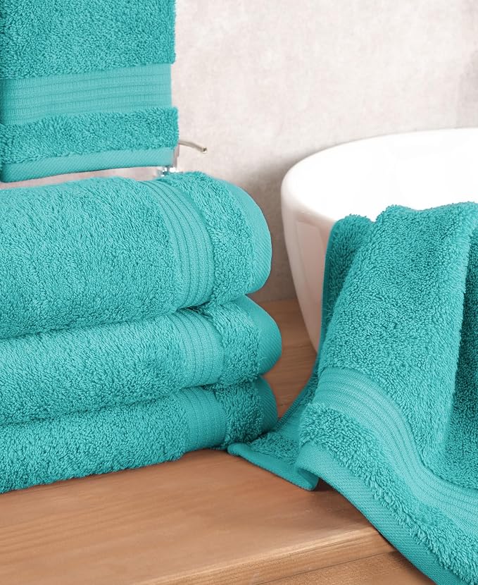 Cotton Paradise Hand Towels for Bathroom, 100% Cotton Turkish 4 Piece Hand - Image 2