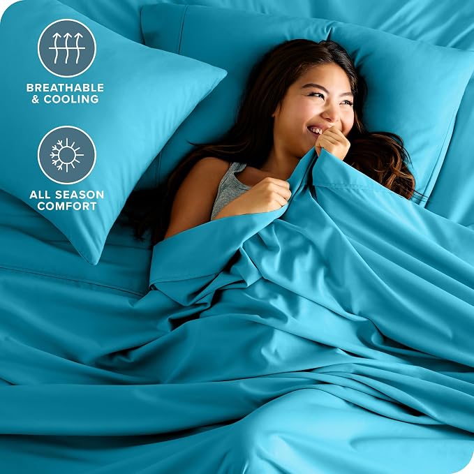 Bare Home Split Head Flex King Sheet Set - Image 4
