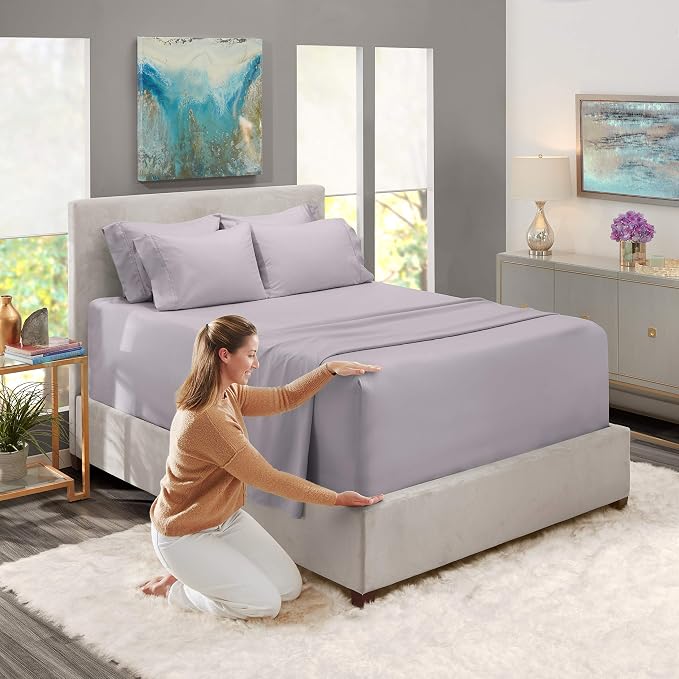 Hearth & Harbor Extra Deep Pocket Queen Sheets Sets - Image 3