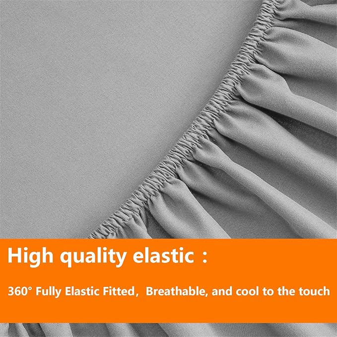 TAIMIT Grey Full Size Comforter Set - Image 6