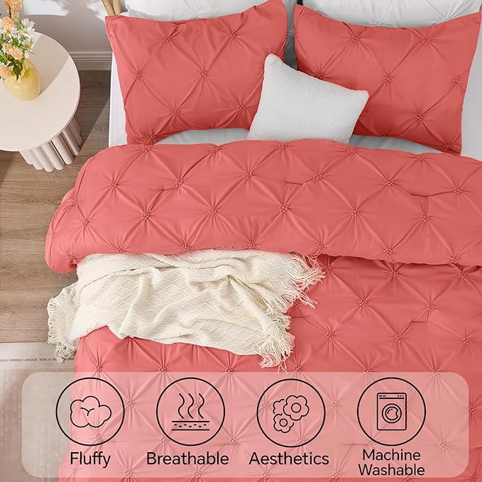 BEDELITE Coral King Size Comforter Set - Image 5