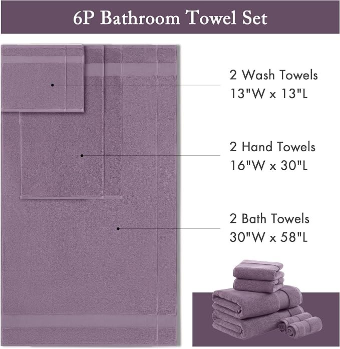 Madison Park Turkish 100% Cotton Towel Set, 600Gsm Luxury Premium Weight - Image 7