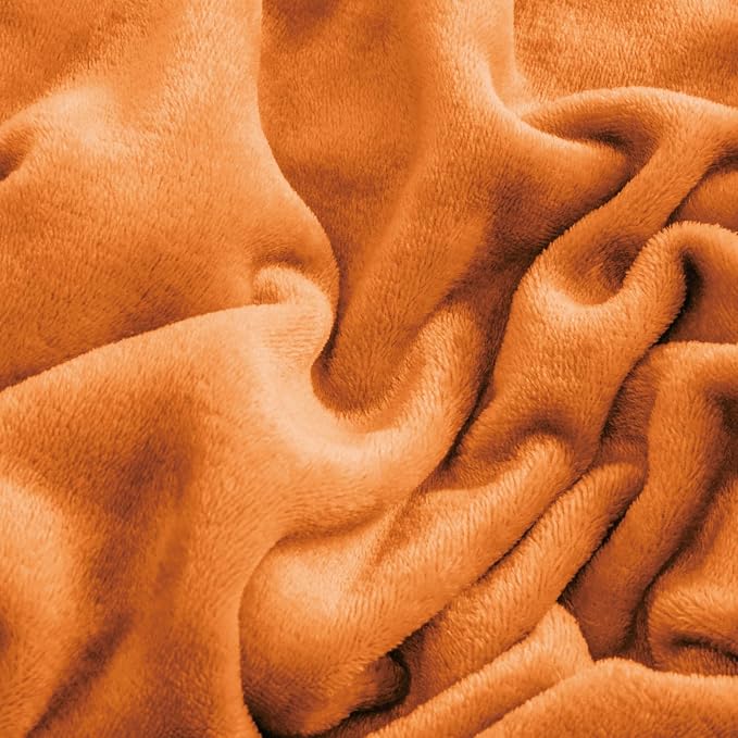 BEDELITE Flannel Sheets Twin Size Burnt Orange - Image 5