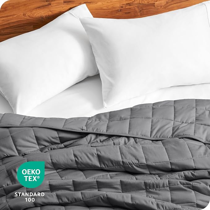 Bare Home Weighted Blanket King Size 25lb - Image 7