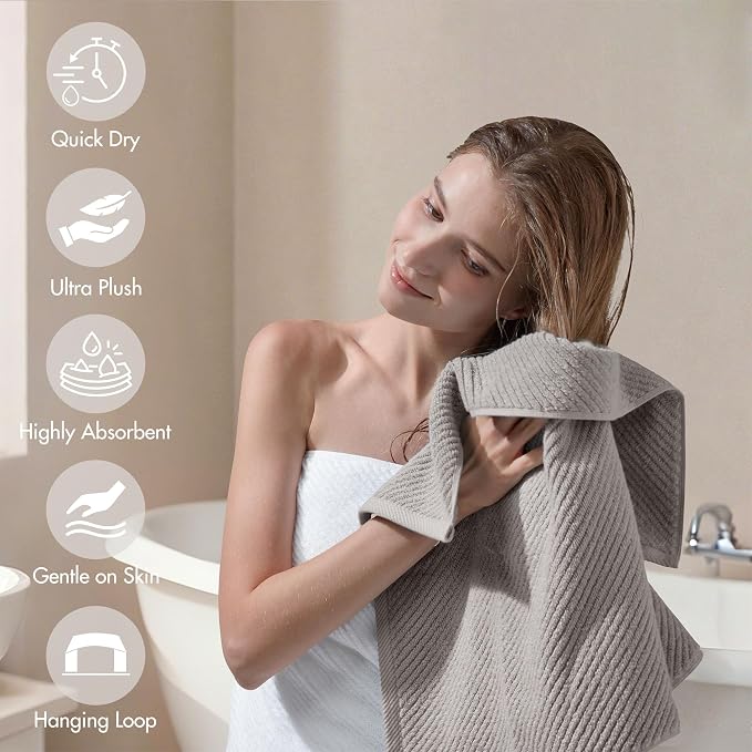 Madison Park 6-Piece Towel Washcloths Set - Image 6