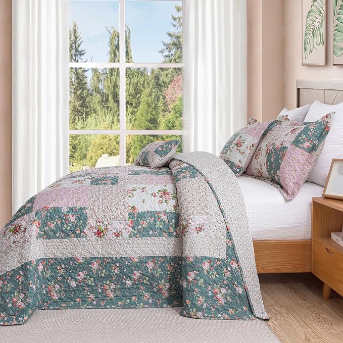 BEDIFANY French Style Queen Size Quilt Set - Image 3