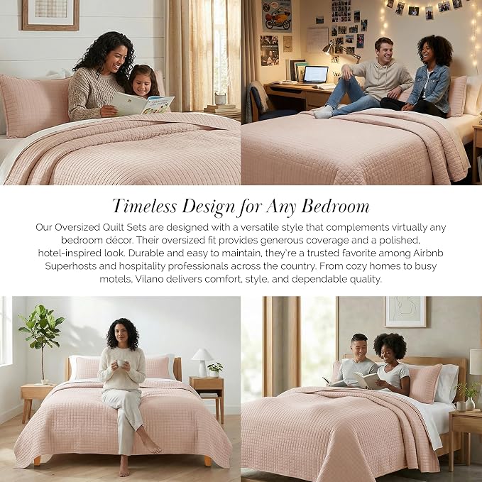 Southshore Fine Living, Inc. Full/Queen Quilt Set, Stitched Full Size - Image 6