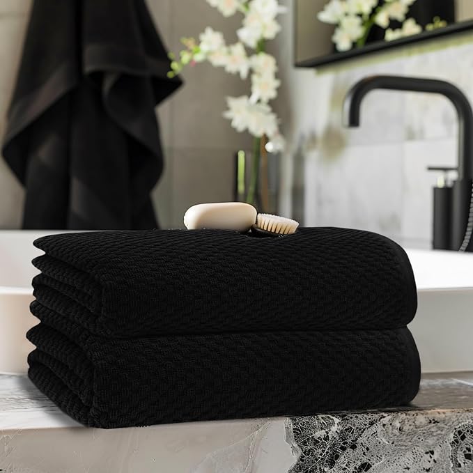 COTTON CRAFT Waffle Bath Sheets - Image 2