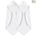 Yoofoss Hooded Baby Towels for Newborn 2 Pack 100% Muslin Organic Cotton Baby by YOOFOSS