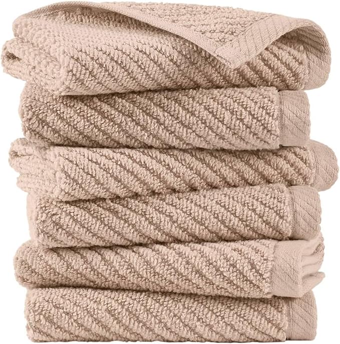 Madison Park 6-Piece Towel Washcloths Set by MADISONPARK