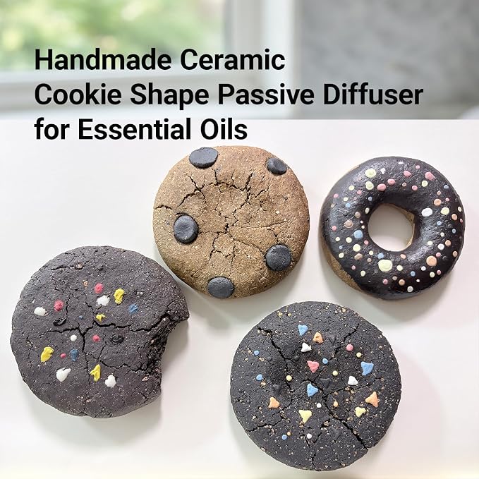 Handmade Ceramic Cookie Shape Passive Diffuser - Image 6