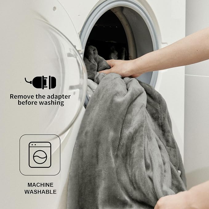 JET'S HOME Heated Blanket Twin 62"x84" - Image 4