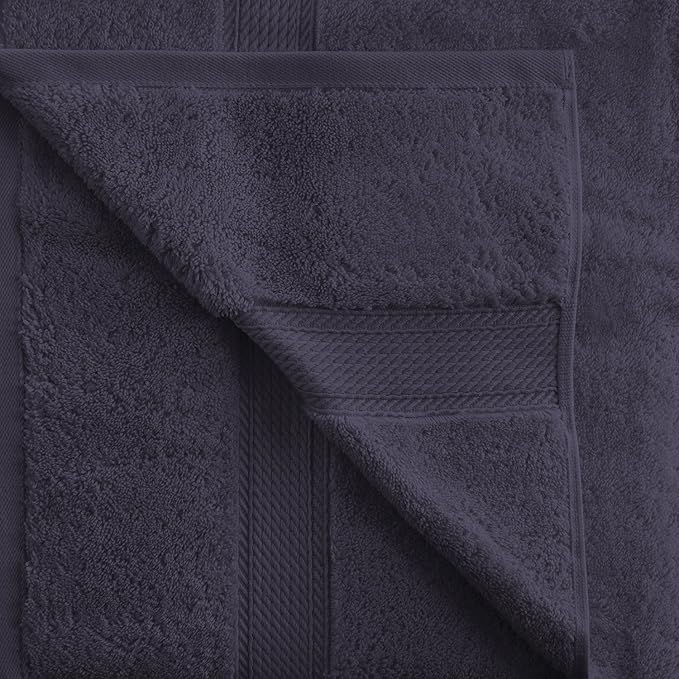 SUPERIOR Egyptian Cotton Pile Hand Towel Set of 4, Ultra Soft Luxury Towels - Image 3
