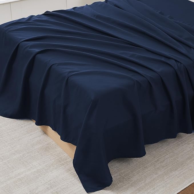 Queen Flat Sheet Only by SweetHomeCollection