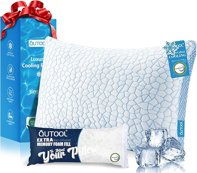 QUTOOL Enhanced Cooling Pillows by QUTOOL