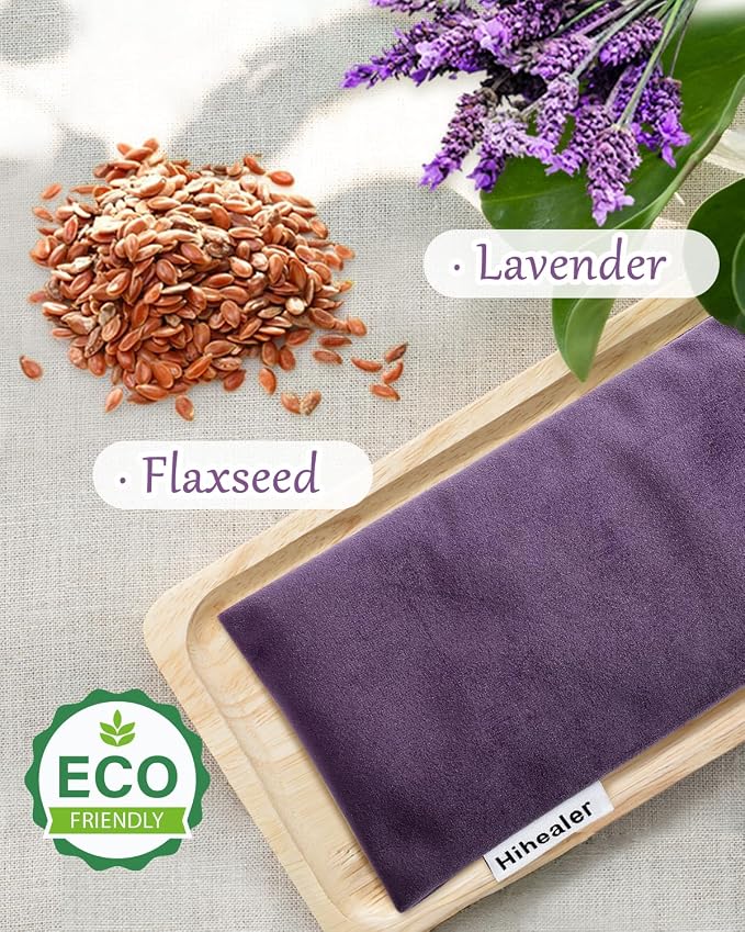Mothers Day Gifts for Mom, Weighted Eye Mask for Sleep, Meditation, Lavender - Image 3