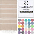 HAVLULAND Turkish Beach Towels, Oversized 40"x72" Turkish Bath Towel, Highly by Havluland