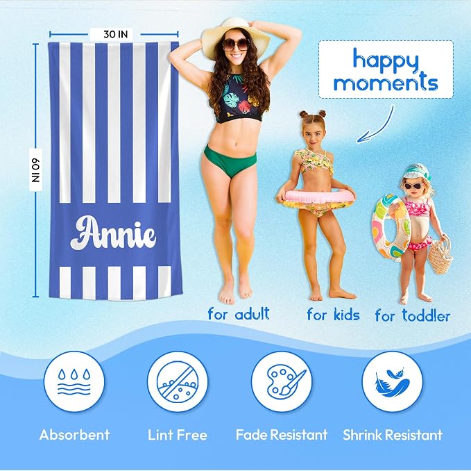JML Personalized Beach Towel - Image 5