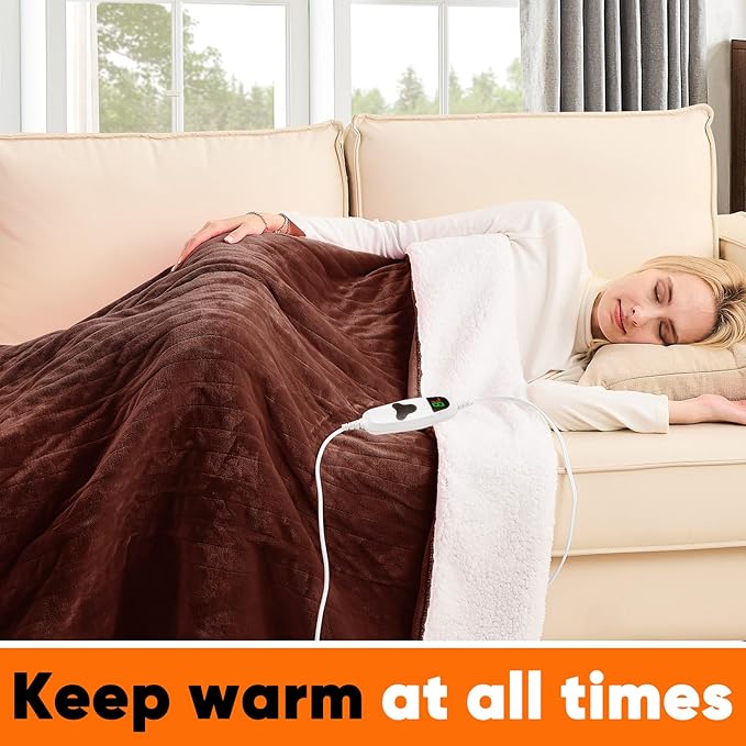 greenoak Heated Blanket Electric Twin 62"X84", Heating Blankets - Image 2