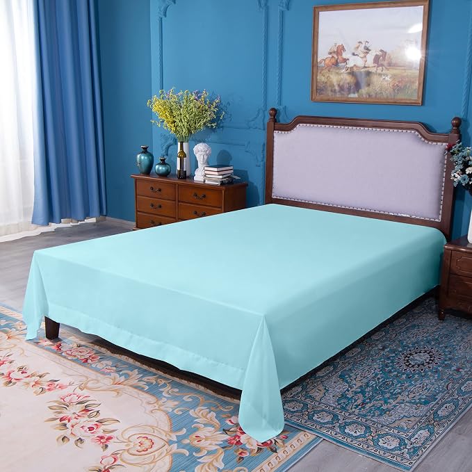 NTBAY California King Flat Sheet Only - Image 5