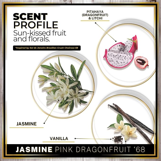 Urban Naturals Car Air Freshener Hanging + Vent Clip, Jasmine Pink Dragonfruit - Image 4