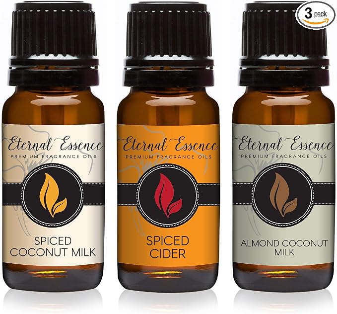 Trio - Spiced Cider, Almond Coconut Milk & Spiced Coconut Milk - Premium by EternalEssenceOils