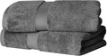 SUPERIOR Egyptian Cotton Pile Bath Towel Set of 2, Ultra Soft Luxury Towels by SUPERIOR