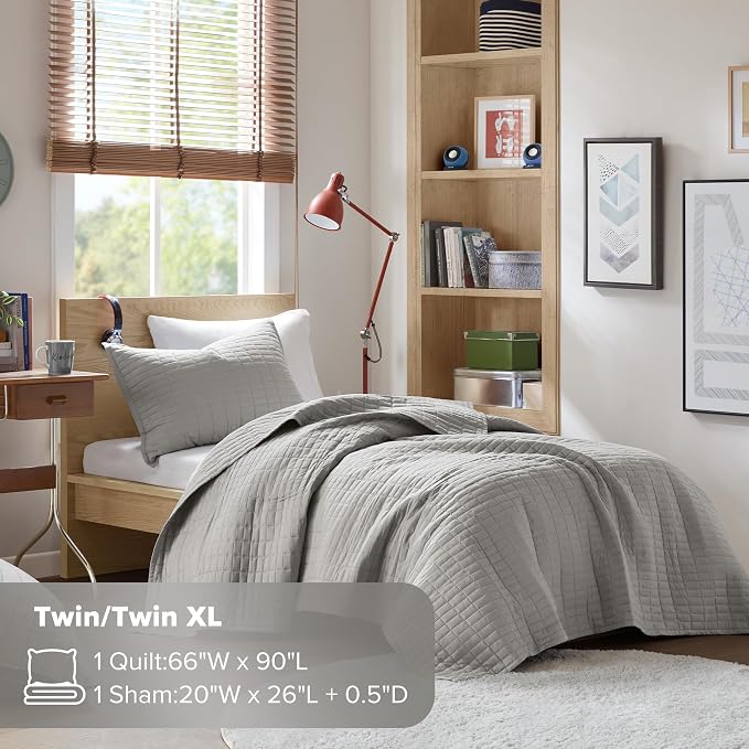 Comfort Spaces Kienna Quilt Set- Double Sided Stitching Design Summer Blanket - Image 7