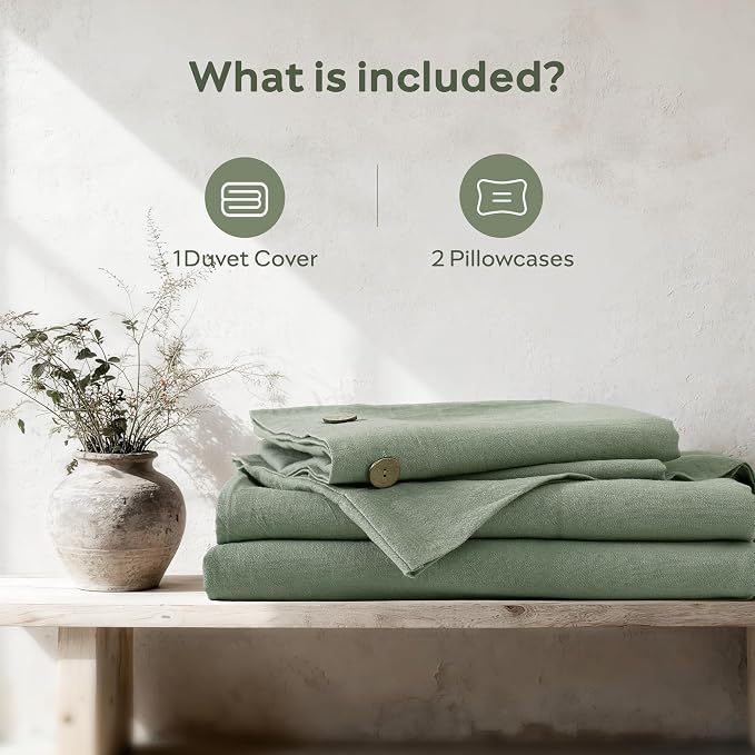 JELLYMONI Cotton Duvet Cover Queen Size - Image 7