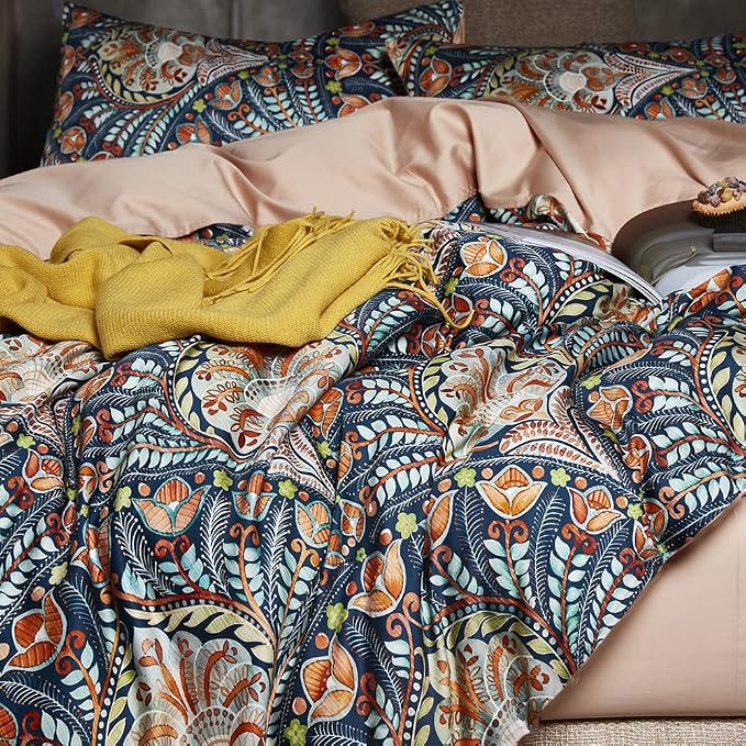 Cupocupa Duvet Cover Set;Duvet Cover Full Bedding Set Fluffy Boho Duvet Cover - Image 4