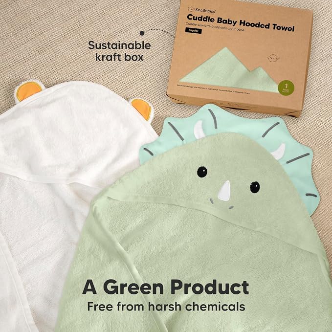 KeaBabies Hooded Baby Towel for Newborn - Image 8