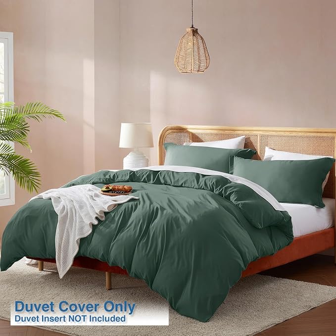 Nestl Forest Green Duvet Cover Queen Size - Image 2
