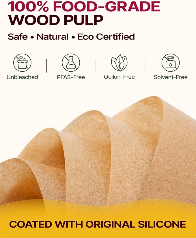 Katbite Parchment Paper Sheets Heavy Duty, 18x26 Inches 100 PCS Precut Baking - Image 4