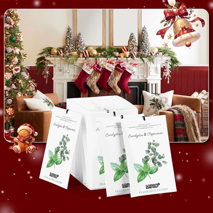 MYARO 12 Packs Eucalyptus Mint Scented Sachets - Image 6