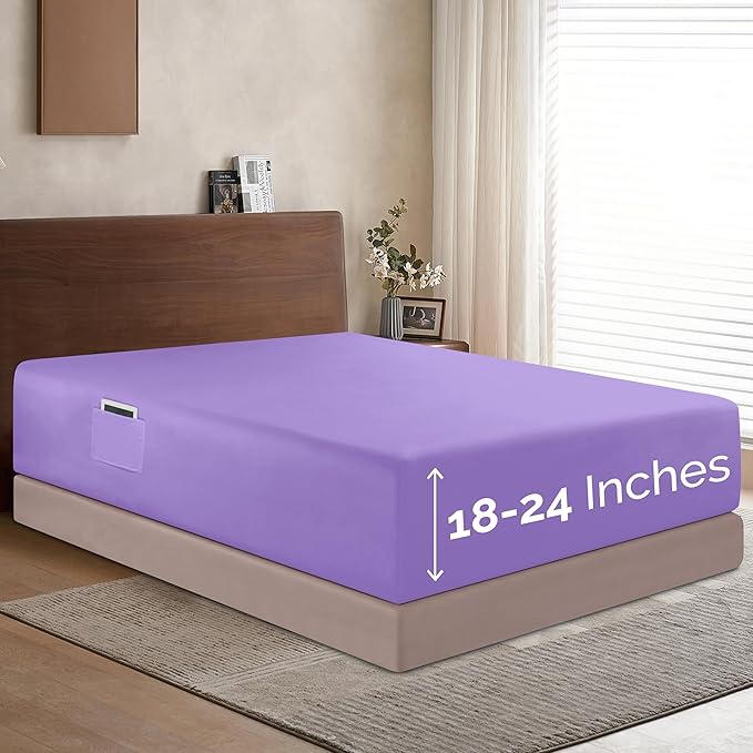 Elegant Comfort 1500 Premium Hotel Quality 18-24 Inches Deep by ELEGANTCOMFORT